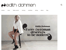 Tablet Screenshot of edithdohmen.com